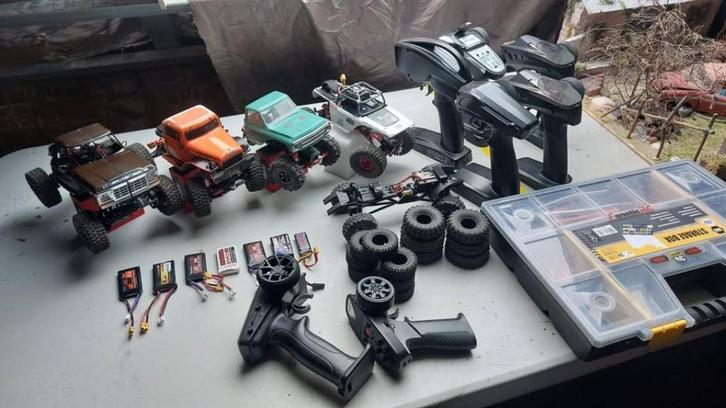 Crawler Axial, Traxxas, FTX, Hobby en Vrije tijd, Modelbouw | Radiografisch | Auto's, Gebruikt, Auto offroad, Elektro, Schaal 1:24