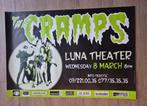 Affiche du concert The Cramps -Luna Theater- 8 mars, Enlèvement ou Envoi