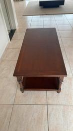 Notelaren salontafel 61x130x42cm, Ophalen, Klassiek, 50 tot 100 cm, Zo goed als nieuw