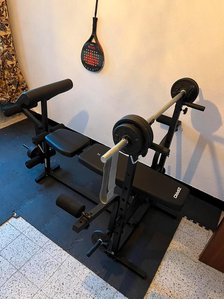 ️‍️ Complete home gym set, Sports & Fitness, Équipement de fitness, Comme neuf, Enlèvement