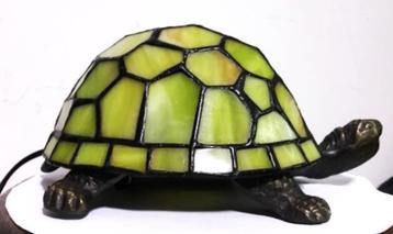 Tiffany Schildpad stijl Vintage glas en brons beschikbaar voor biedingen