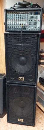 Behringer mengversterker met Gatt speakers, Ophalen, Gebruikt, 500 tot 1000 watt, P.A.