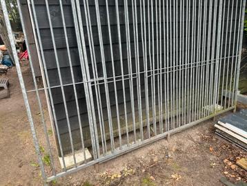 3 grote rekken honden hok, Ophalen, Gebruikt