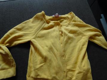 Gilet jaune (JBC) Taille 116, Enlèvement ou Envoi, Pull ou Veste, JBC, Comme neuf