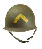 helm us wo2 Amerikaans, Ophalen of Verzenden, Landmacht, Helm of Baret