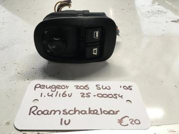 Peugeot 206 Sw 1.4 16v 2005 2500054   Raamschakelaar midden  beschikbaar voor biedingen
