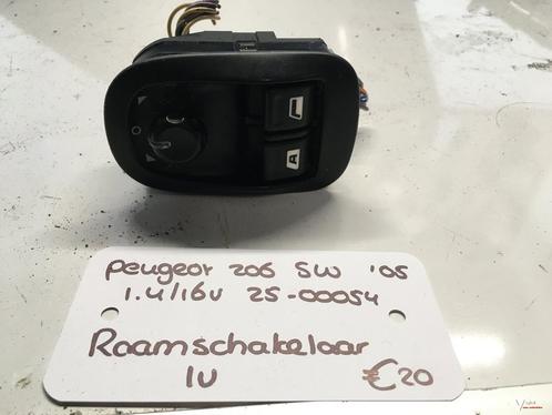 Peugeot 206 Sw 1.4 16v 2005 2500054   Raamschakelaar midden, Auto-onderdelen, Dashboard en Schakelaars, Gebruikt, Ophalen of Verzenden