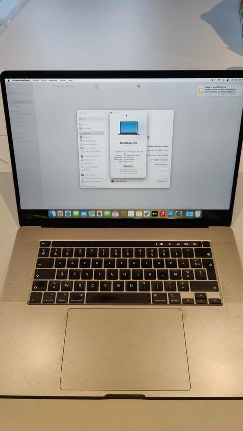 Apple MacBook Pro 16 inch 2019 16gb ram 512 gb ssd, Computers en Software, Apple Macbooks, Zo goed als nieuw, MacBook, 15 inch