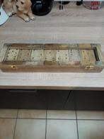 doos met een ijsje en houten sluiting en houten domino, Antiek en Kunst, Verzenden