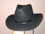 Texas Longhorn Western zwart cowboy hoed model Adam, Kleding | Heren, Hoed, Ophalen of Verzenden, Zo goed als nieuw, Longhorn