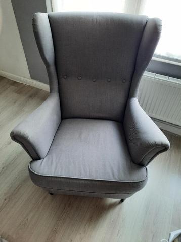Ikea strandmon fauteuil donkergrijs beschikbaar voor biedingen