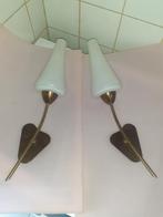 Vintage wandlichten Arlus lunel (fr)., Huis en Inrichting, Ophalen, Zo goed als nieuw, Glas, Arlus Lunel