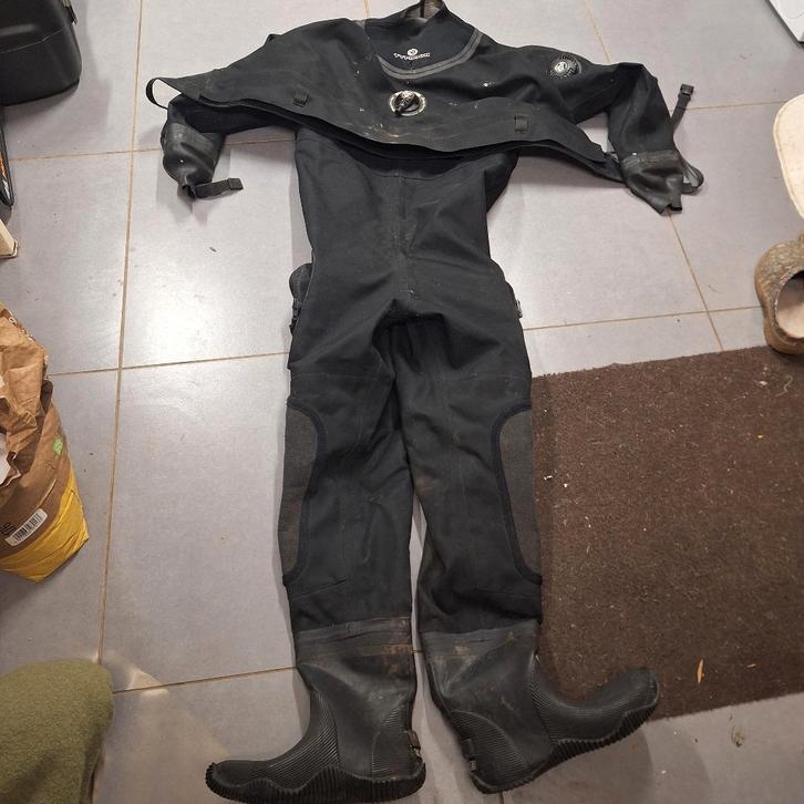 Droogpak trilaminaat Typhoon, Watersport en Boten, Duiken, Gebruikt, Duikpak, Ophalen