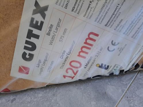 PANNEAU FLEXIBLE DE FIBRES DE BOIS GUTEX THERMOFLEX 120mm, Doe-het-zelf en Bouw, Platen en Panelen, Nieuw, Hout, 100 mm of meer