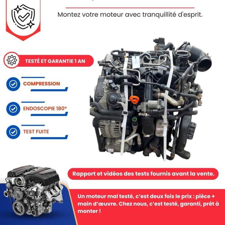 VW golf vi/touran/scirocco/caddy 2.0 tdi 140 pk motor, Auto-onderdelen, Motor en Toebehoren, Volkswagen, Nieuw, Ophalen of Verzenden