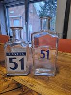 2 carafes en verre de pastis 51, Utilisé, Enlèvement ou Envoi