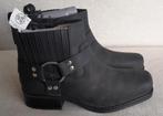 Nieuwe Livergy classic biker style leren laarzen - Maat 44, Nieuw met kaartje, Livergy, Heren, Ophalen of Verzenden