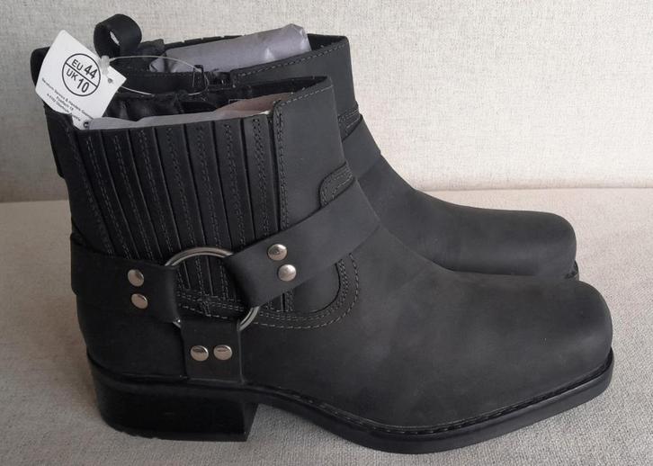 Bottes en cuir de style motard classique New Livergy - 44, Motos, Vêtements | Vêtements de moto, Bottes, Hommes, Neuf, avec ticket
