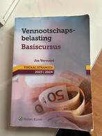 Vennootschapsbelasting - Jos Vervoort, Ophalen of Verzenden, Zo goed als nieuw