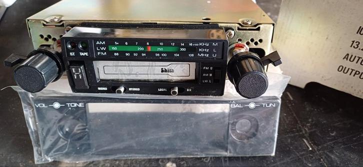 Vintage SHIRA autoradio met casette, Auto diversen, Autoradio's, Nieuw, Ophalen