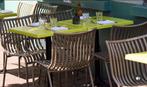 Terrastafels en stoelen, Tuin en Terras, Ophalen, Overige materialen, Gebruikt, Meer dan 8 zitplaatsen