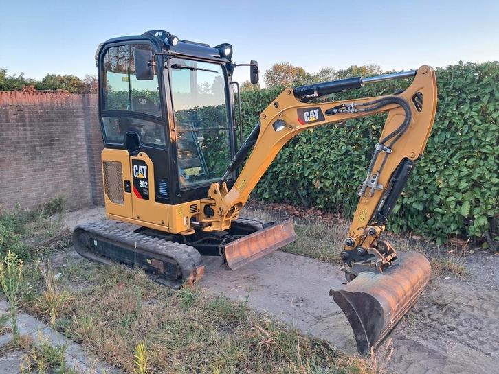 Minigraver Caterpillar 302 CR ( Bj 2020 ) Sloop-sorteer, Zakelijke goederen, Machines en Bouw | Kranen en Graafmachines, Ophalen