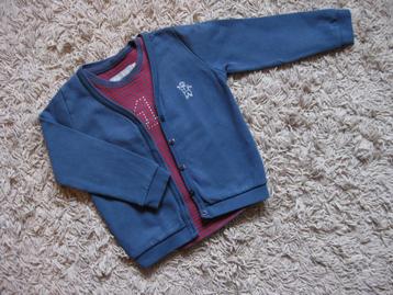 ✿ M104 - Gillet + longsleeve Meisje Filou & Friends beschikbaar voor biedingen
