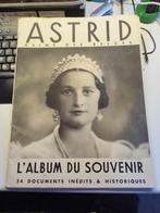 ASTRID REINE DES BELGES, L'ALBUM DU SOUVENIR ASTRID REINE DE, Verzamelen, Ophalen, Gebruikt, Tijdschrift of Boek