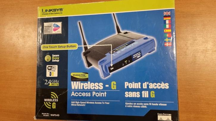 Linksys Wireless Access Point 802.11g, Computers en Software, Accesspoints, Nieuw, Ophalen of Verzenden