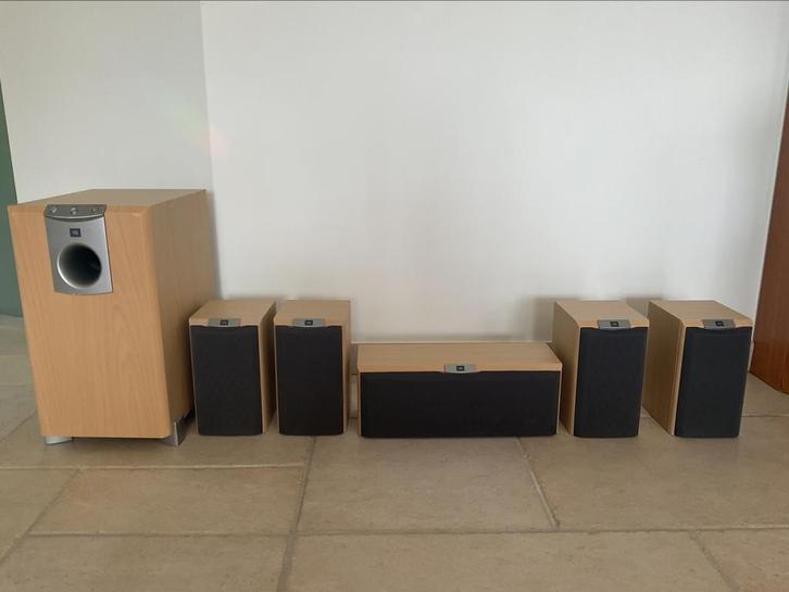 Enceintes home-cinema 5.1 JBL SCS-178, Audio, Tv en Foto, Home Cinema-sets, Zo goed als nieuw, 5.1-systeem, 70 watt of meer, Ophalen