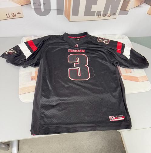 Vintage Allen Iverson #3 Limited Reebok Football Jersey XL, Sport en Fitness, Rugby, Kleding, Ophalen of Verzenden