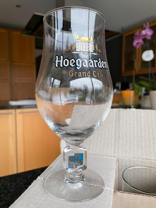 Hoegaarden Grand Cru glazen, Verzamelen, Biermerken, Nieuw, Glas of Glazen, Overige merken, Ophalen of Verzenden