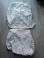 2 witte hoeslakens voor babybed 60x120, Ophalen of Verzenden, Zo goed als nieuw