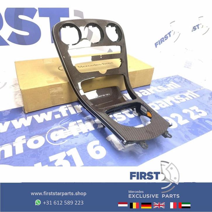 W205 C63 S AMG Edition 1 Carbon midden console / MB C Klasse, Auto-onderdelen, Dashboard en Schakelaars, Mercedes-Benz, Gebruikt