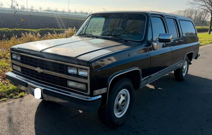 Chevrolet Suburban Silverado 2500 7.4L Big Block (454) 1989, Auto's, Chevrolet, Bedrijf, Silverado, Cruise Control, Ophalen