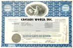 Caesar's World (Las Vegas,Donald Trump) 1979, Postzegels en Munten, Aandelen en Waardepapieren, Ophalen of Verzenden, 1970 tot heden