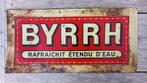 Metalen reclamebord Byrrh ca 1950, Verzamelen, Reclamebord, Gebruikt, Ophalen of Verzenden