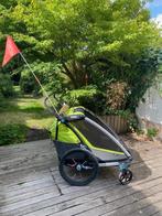 Fietskar Thule Chariot Cab 2, Fietsen en Brommers, Ophalen, Opvouwbaar, Zo goed als nieuw, Thule