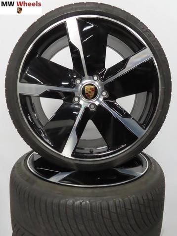 Porsche Taycan 21 inch velgen met Michelin winterbanden  beschikbaar voor biedingen