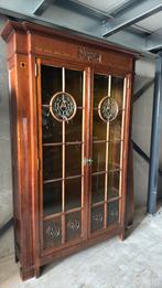 Antieke vitrine kast in perfecte staat, Ophalen of Verzenden