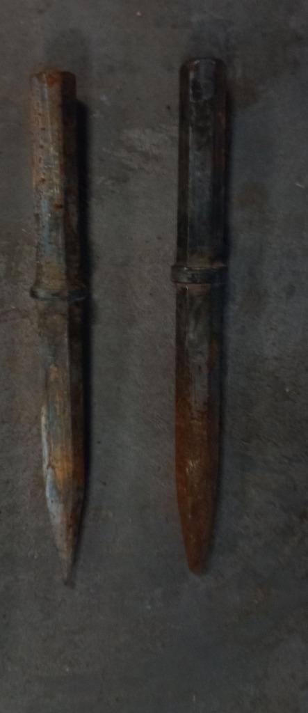 Breekhamer beitels, Hex 32, zeskantopname 32 mm met kraag, Doe-het-zelf en Bouw, Gereedschap | Boormachines, Gebruikt, Overige typen