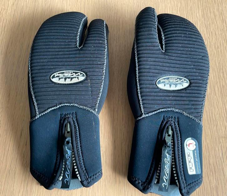 Wanten Waterproof 7mm, maat L, Watersport en Boten, Duiken, Zo goed als nieuw, Duikpak, Ophalen of Verzenden