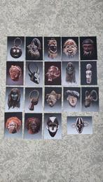 Postkaarten afrikaanse maskers, Ophalen of Verzenden, Zo goed als nieuw