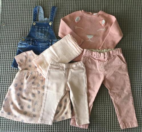 6 stuks Zara 2 kleedjes sjaal trui 2 broeken maat 86 Vetements de bebe Taille 86 2ememain