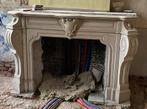 Authentieke neoclassicistische schouw in natuursteen, Huis en Inrichting, Haarden, Ophalen, Gebruikt, Houthaard