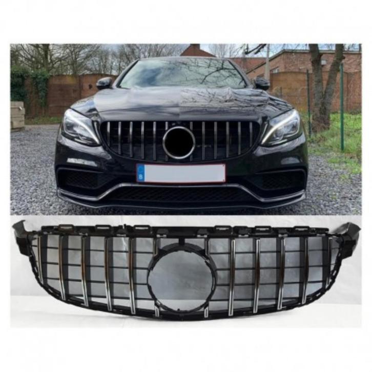 CALANDRE LOOK GT-R PANAMERICANA MERCEDES C63 AMG W205, Auto diversen, Tuning en Styling, Ophalen