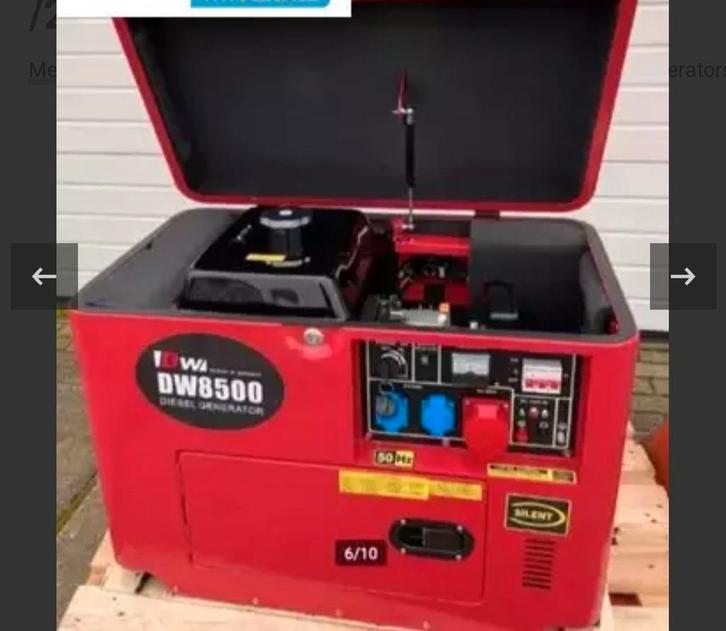 Générateur diesel 6kva nouveau, Maison & Meubles, Armoires | Dressoirs, Neuf, Enlèvement ou Envoi