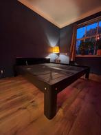 Auping Auronde hoog model 200 x 200 ( kader + spiraalbodems), Huis en Inrichting, Ophalen, Gebruikt, Bruin, Tweepersoons