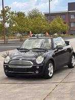 Mini one cabrio benzine 128.000km airco keuring voor verkoop, Auto's, Mini, Cabriolet, 1600 cc, Zwart, Overige kleuren