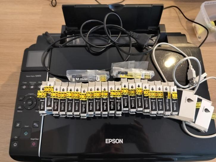 Printer Epson Stylus SX415, Computers en Software, Printers, Gebruikt, Printer, Inkjetprinter, Kleur printen, Kopieren, Scannen